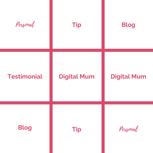 Digital Mums Directory Instagram Schedule