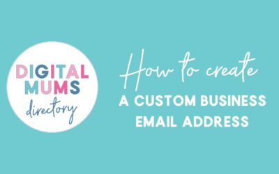 How to create a custom business email address